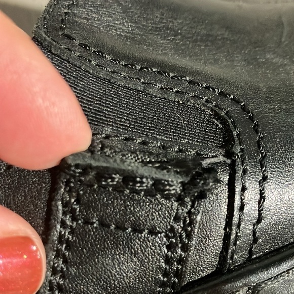 Klogs slip resistant black leather work clogs size 8 - Picture 8 of 9